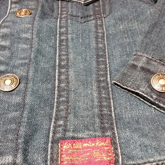 7 for all Mankind denim jacket - Picture 3 of 5